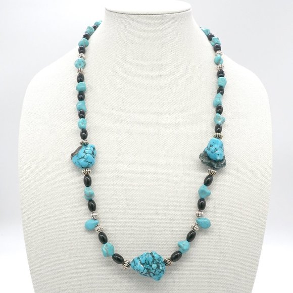 My Bead Emporium Jewelry - 🎉Hostess Pick🎉 Necklace with Genuine Turquoise nougats  and beads.
